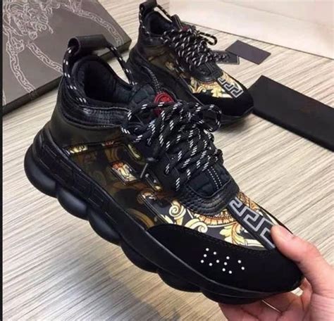 versace chain reaction black gold